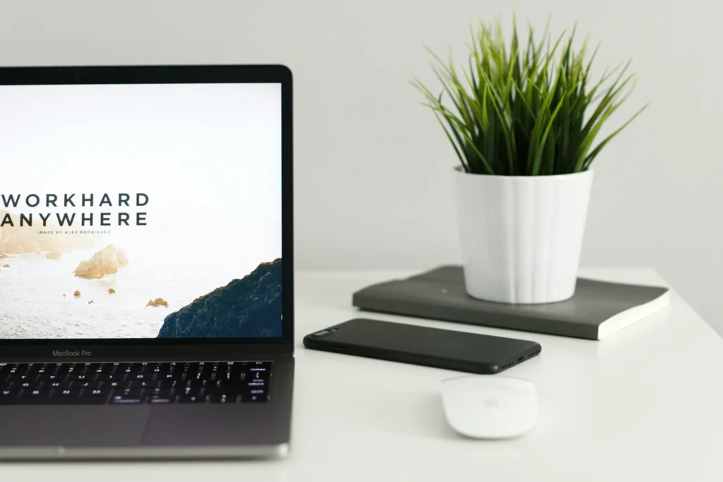 Decorative Image. Work Hard Anywhere.